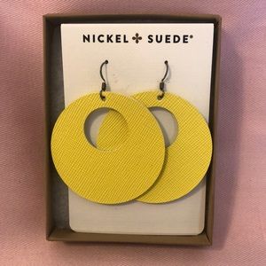 BNIB Nickel and Suede Small Novas